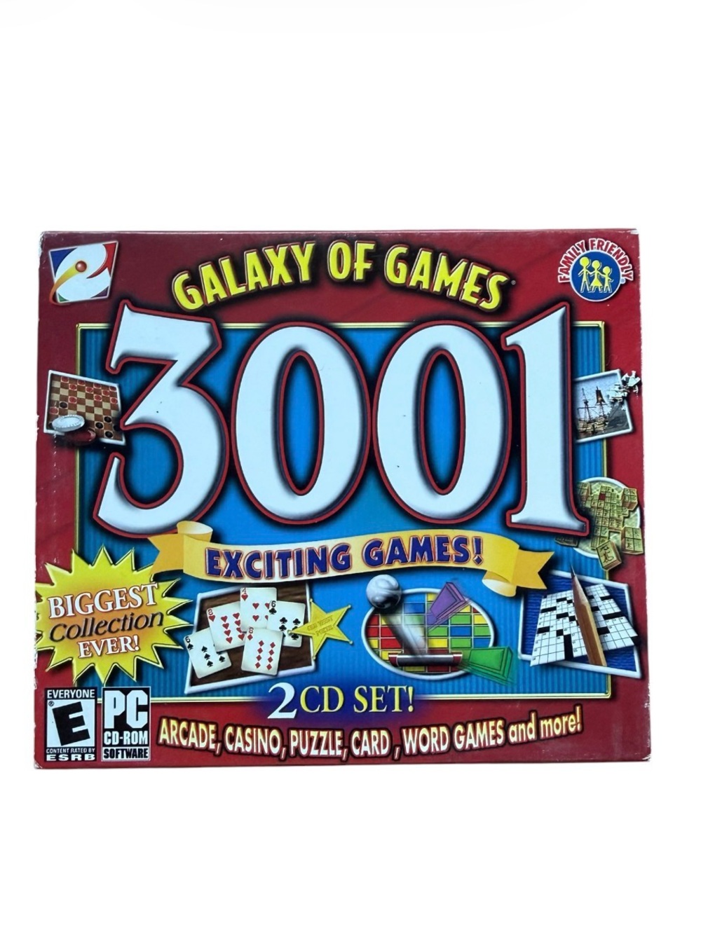 Galaxy of Games 3001 & I SPY Fantasy PC CD-ROM Video Game